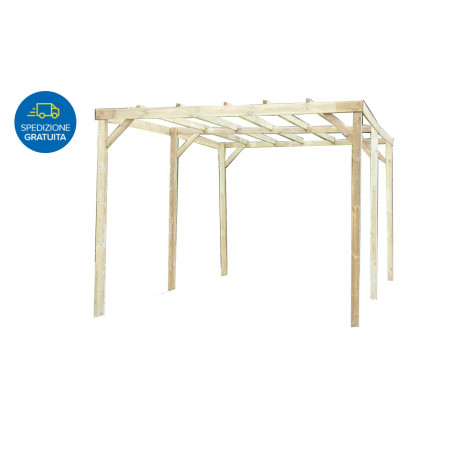 FORESTA CAR3050 A TETTOIA IN LEGNO - MD WebStore