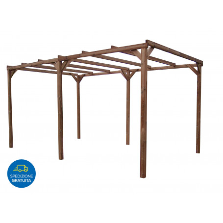 FORESTA TH3050 PERGOLA IN LEGNO 296x500 CM - MD WebStore