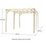 FORESTA CAR3050 A TETTOIA IN LEGNO - MD WebStore