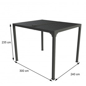 FORESTA PER2430 BI PERGOLA BIOCLIMATICA IN ALLUMINIO - MD WebStore