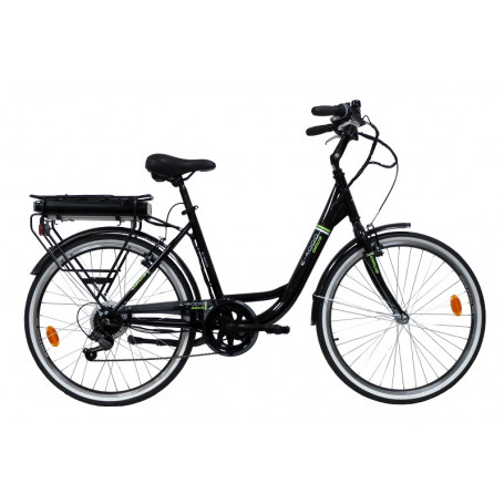 DENVER E4000 BICICLETTA E-BIKE CITY BLACK LISHEN 26'' - MD WebStore