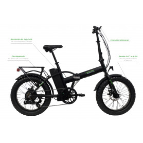 DENVER E2500 E-BIKE PIEGHEVOLE FAT BIKE 20'' - MD WebStore