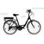 DENVER E4000 BICICLETTA E-BIKE CITY BLACK LISHEN 26'' - MD WebStore