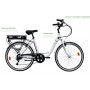 DENVER E-4000 E-BIKE WHITE BICI ELETTRICA LISHEN 26'' - MD WebStore