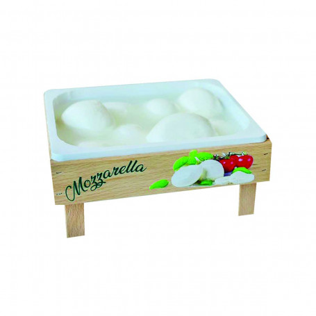 MOTTINOX PORTAMOZZARELLA CON SUPPORTO IN LEGNO - MD WebStore