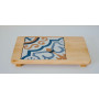 MOTTINOX TAGLIERE IN LEGNO CON MATTONELLA DECORATA - MD WebStore