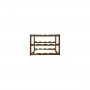 SCAFFALE 12 PORTABOTTIGLIE IN LEGNO - MD WebStore