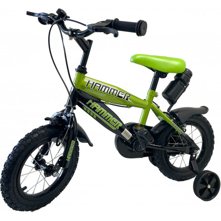 BICICLETTA BAMBINO HAMMER 12'' VERDE - MD WebStore