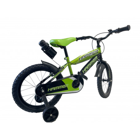 BICICLETTA BIMBO HAMMER 16'' VERDE - MD WebStore